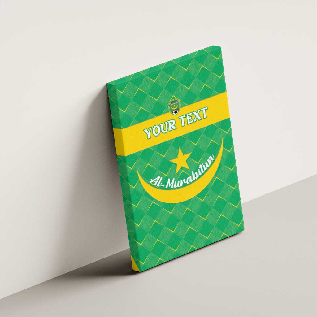 Custom Mauritania Beach Soccer 2025 Canvas Wall Art Go Al-Murabitun Go