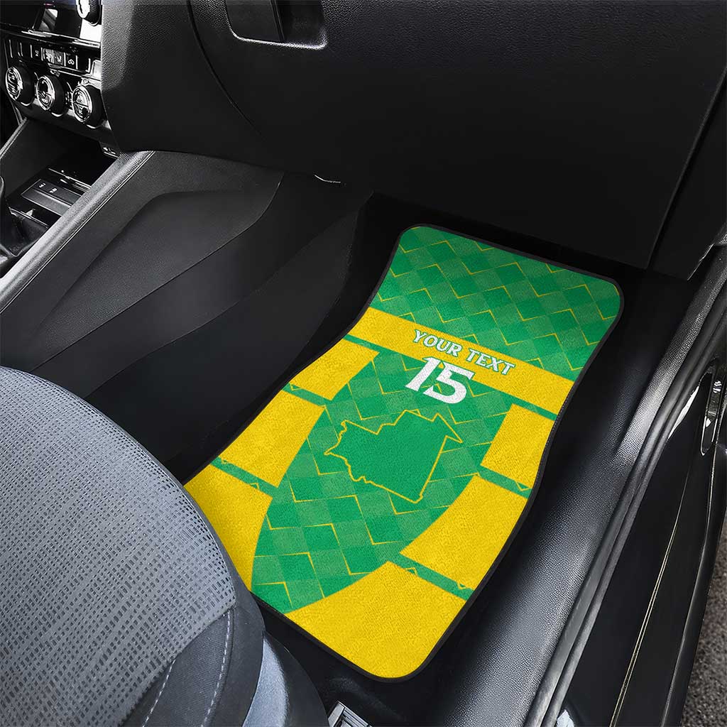 Custom Mauritania Beach Soccer 2025 Car Mats Go Al-Murabitun Go