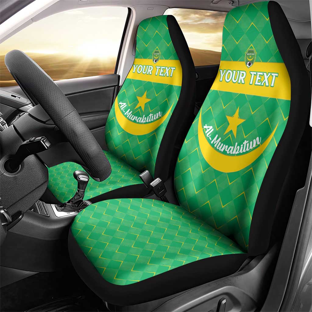 Custom Mauritania Beach Soccer 2025 Car Seat Cover Go Al-Murabitun Go