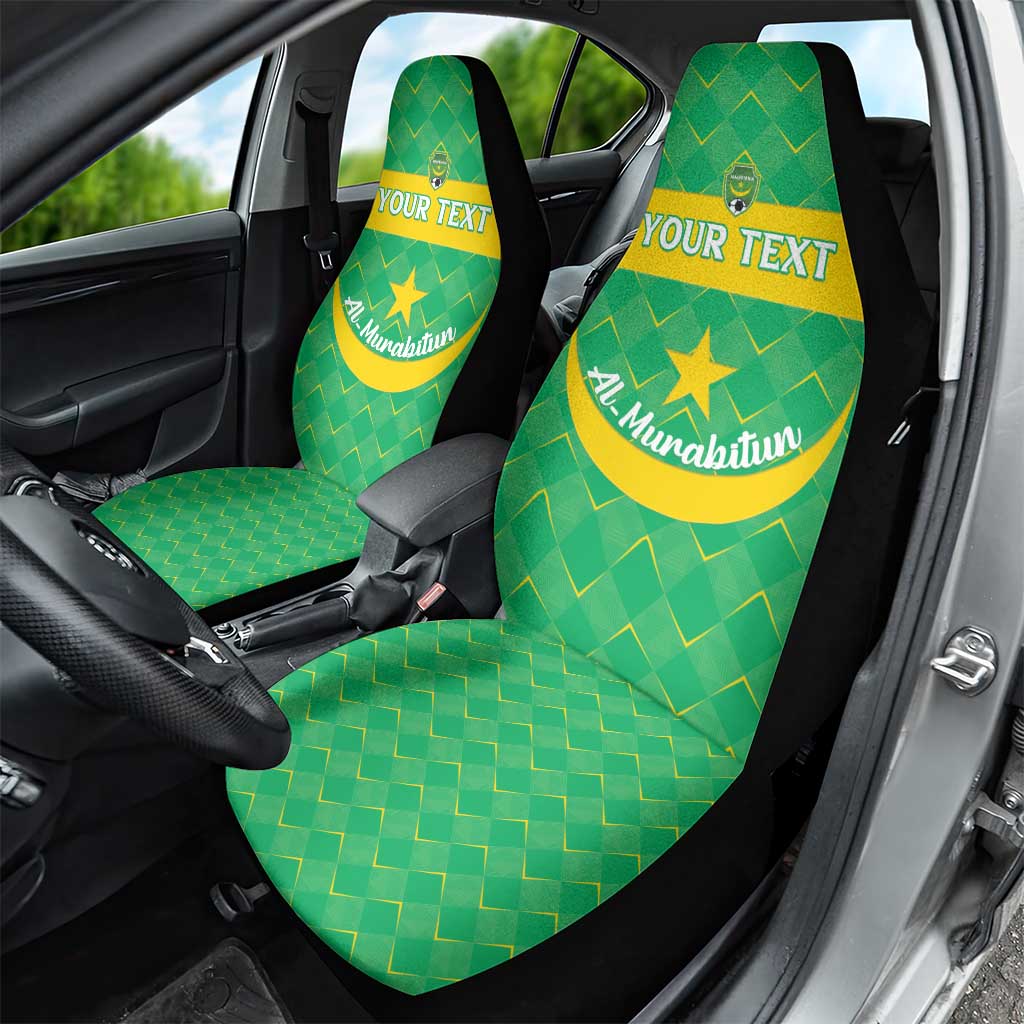 Custom Mauritania Beach Soccer 2025 Car Seat Cover Go Al-Murabitun Go