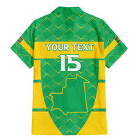 Custom Mauritania Beach Soccer 2025 Family Matching Mermaid Dress and Hawaiian Shirt Go Al-Murabitun Go