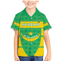Custom Mauritania Beach Soccer 2025 Family Matching Mermaid Dress and Hawaiian Shirt Go Al-Murabitun Go