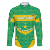 Custom Mauritania Beach Soccer 2025 Family Matching Off The Shoulder Long Sleeve Dress and Hawaiian Shirt Go Al-Murabitun Go