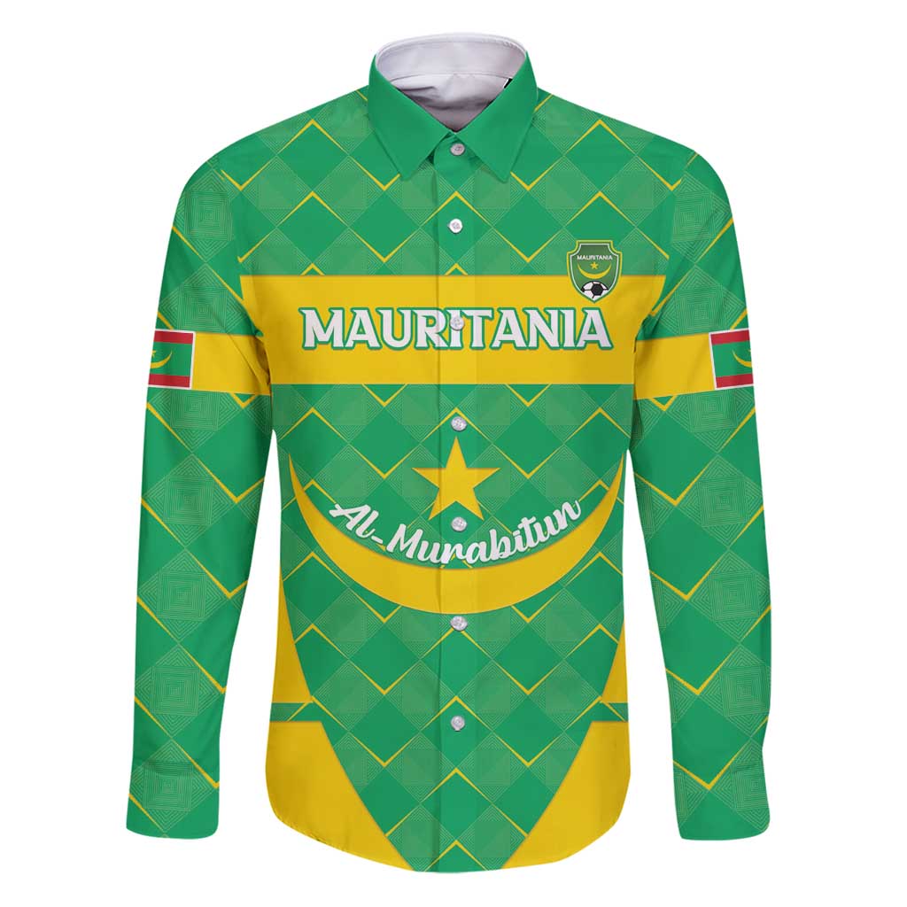 Custom Mauritania Beach Soccer 2025 Family Matching Puletasi and Hawaiian Shirt Go Al-Murabitun Go