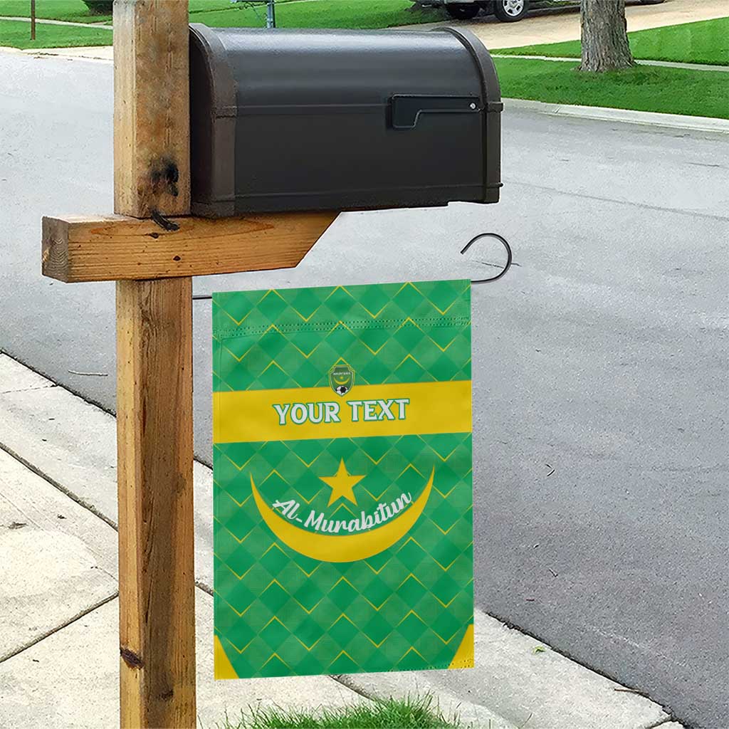 Custom Mauritania Beach Soccer 2025 Garden Flag Go Al-Murabitun Go