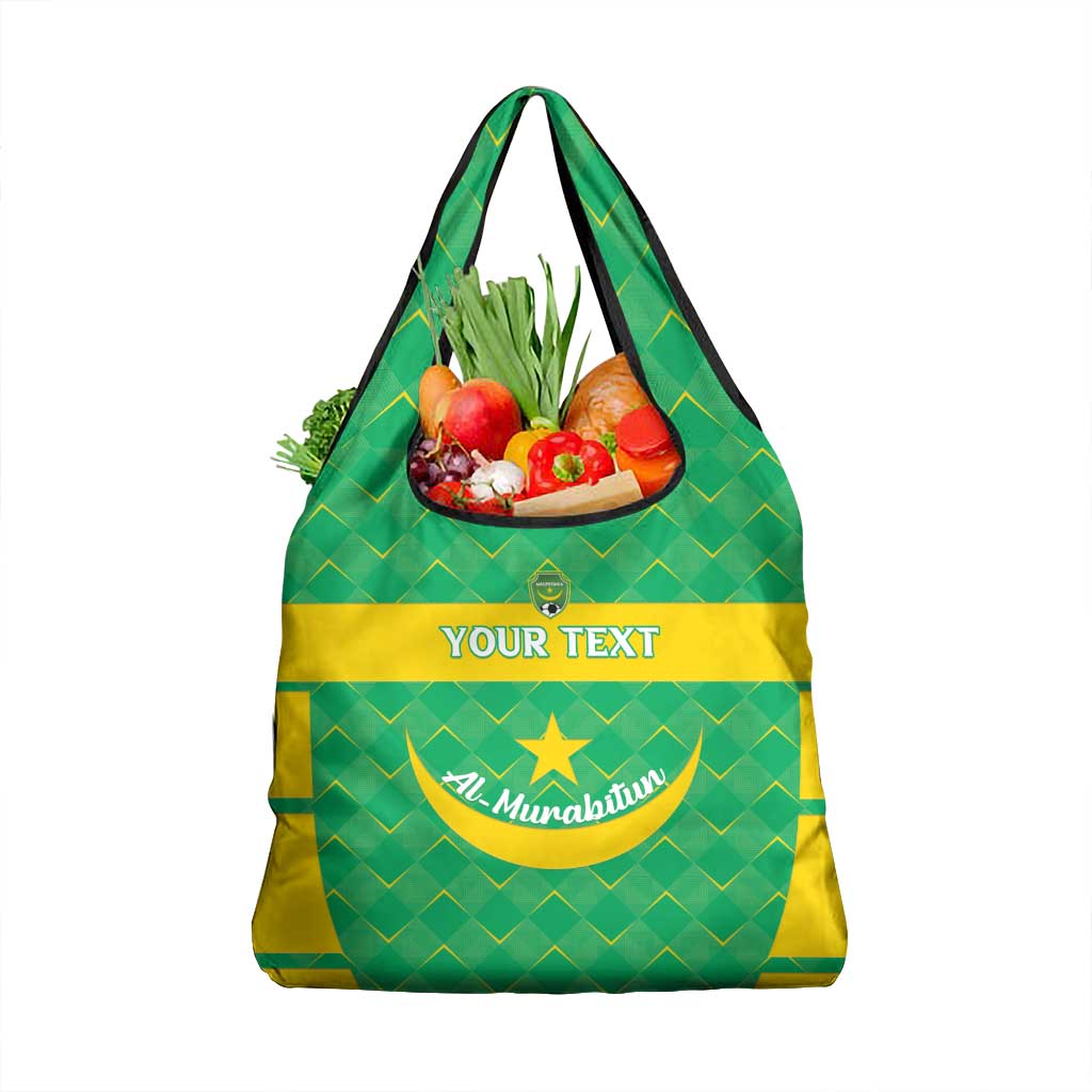Custom Mauritania Beach Soccer 2025 Grocery Bag Go Al-Murabitun Go