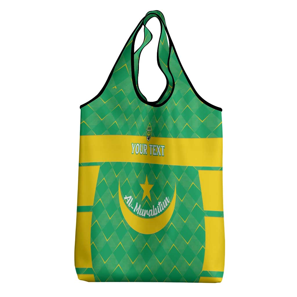Custom Mauritania Beach Soccer 2025 Grocery Bag Go Al-Murabitun Go