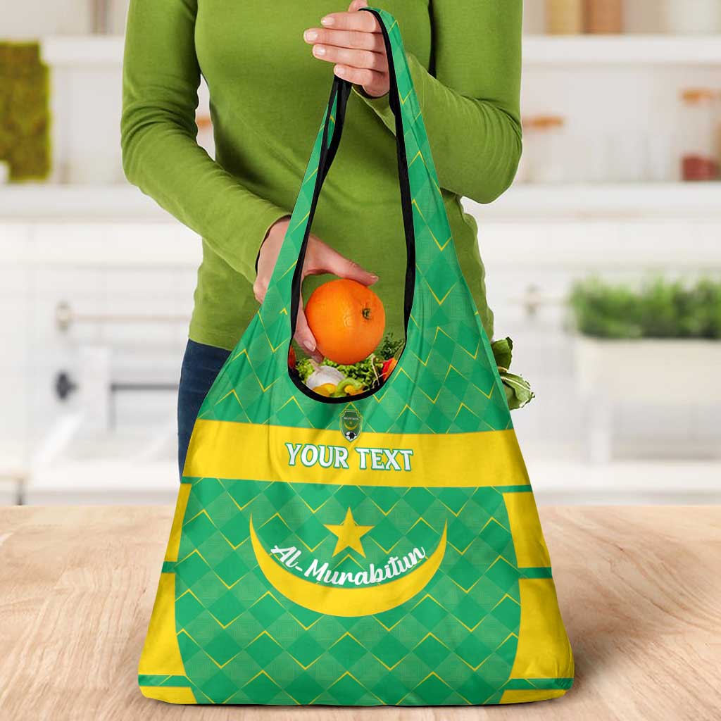 Custom Mauritania Beach Soccer 2025 Grocery Bag Go Al-Murabitun Go