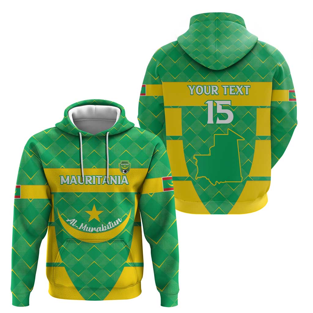 Custom Mauritania Beach Soccer 2025 Hoodie Go Al-Murabitun Go