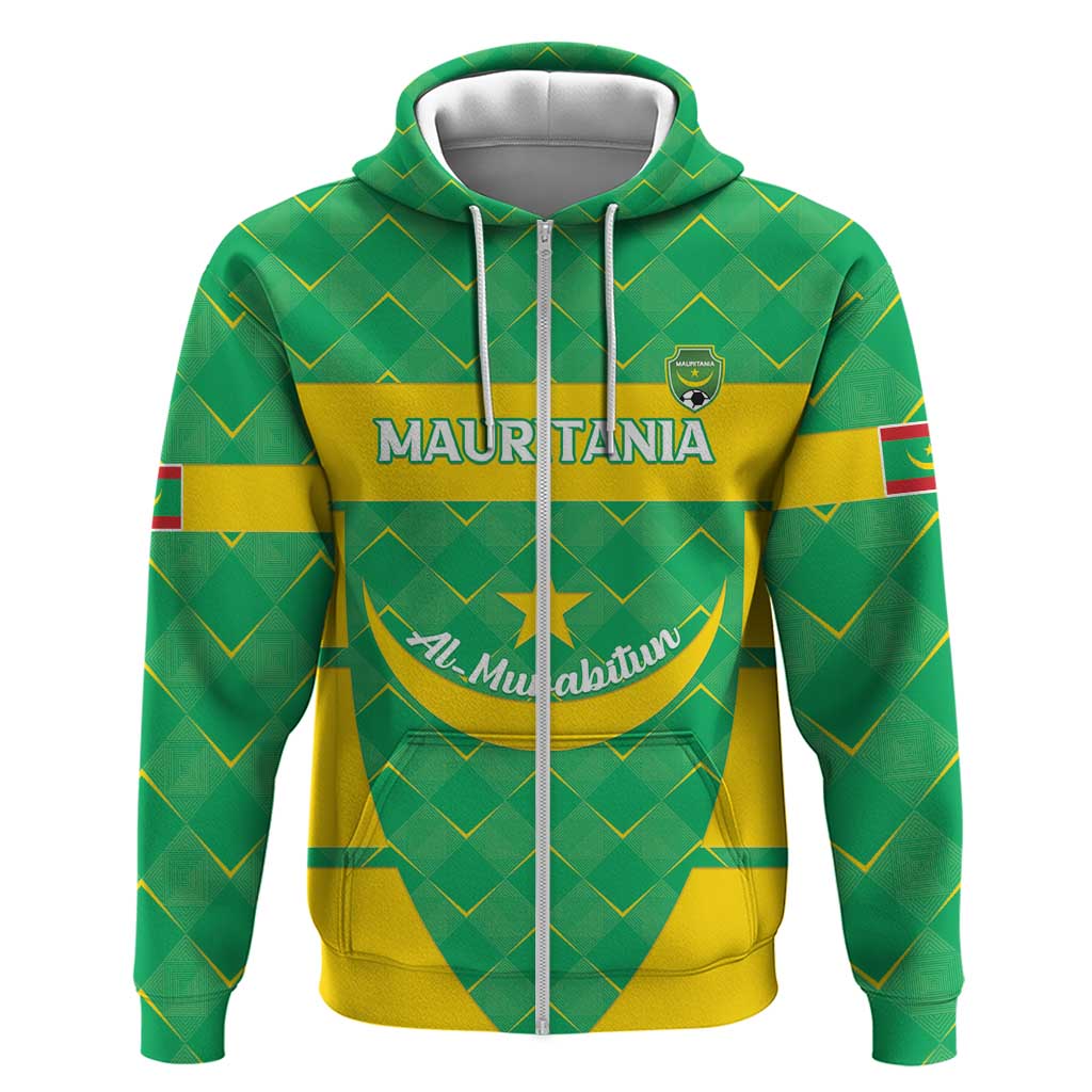 Custom Mauritania Beach Soccer 2025 Hoodie Go Al-Murabitun Go