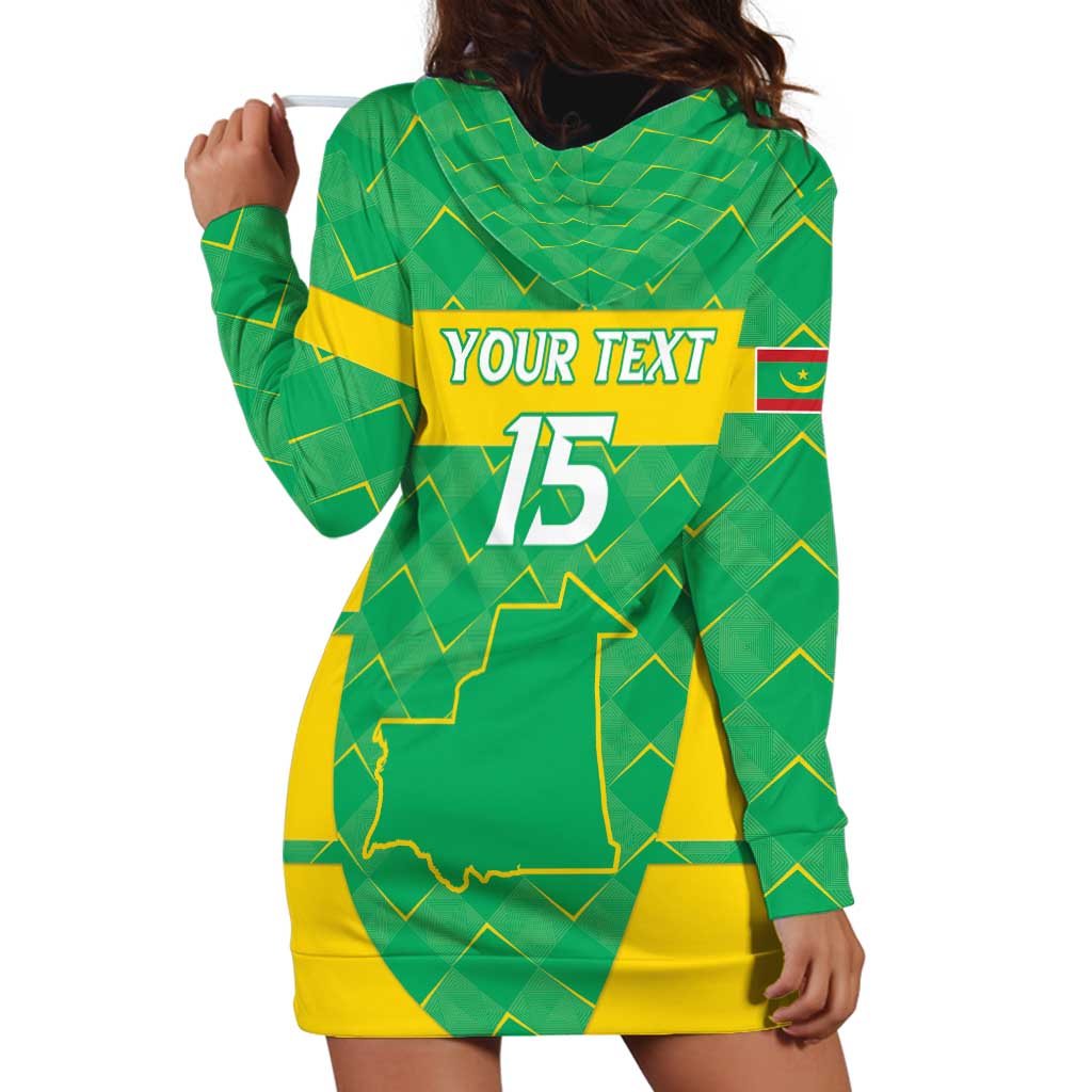 Custom Mauritania Beach Soccer 2025 Hoodie Dress Go Al-Murabitun Go