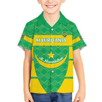 Custom Mauritania Beach Soccer 2025 Kid Hawaiian Shirt Go Al-Murabitun Go