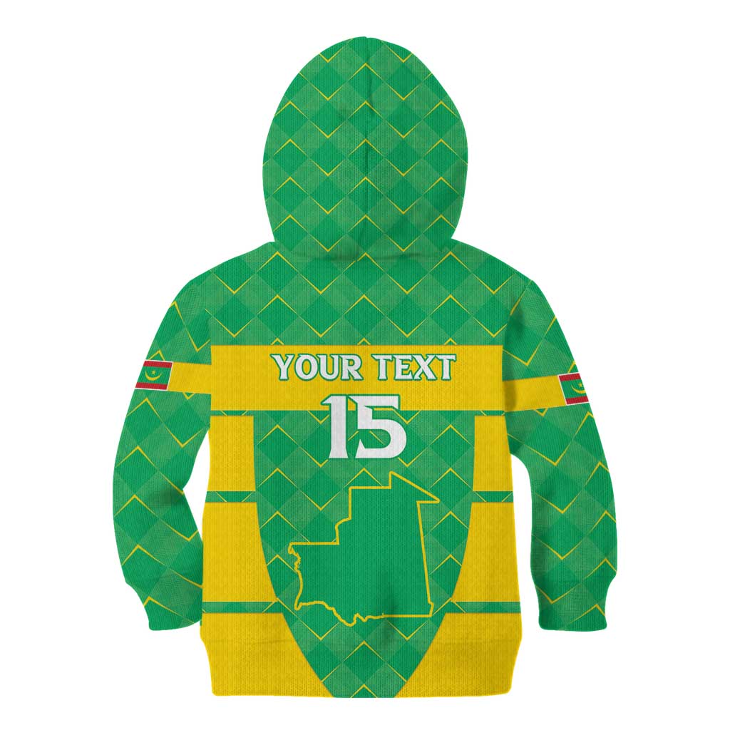 Custom Mauritania Beach Soccer 2025 Kid Hoodie Go Al-Murabitun Go