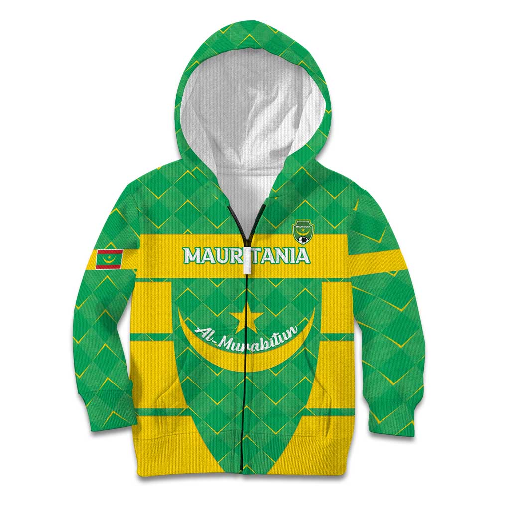 Custom Mauritania Beach Soccer 2025 Kid Hoodie Go Al-Murabitun Go