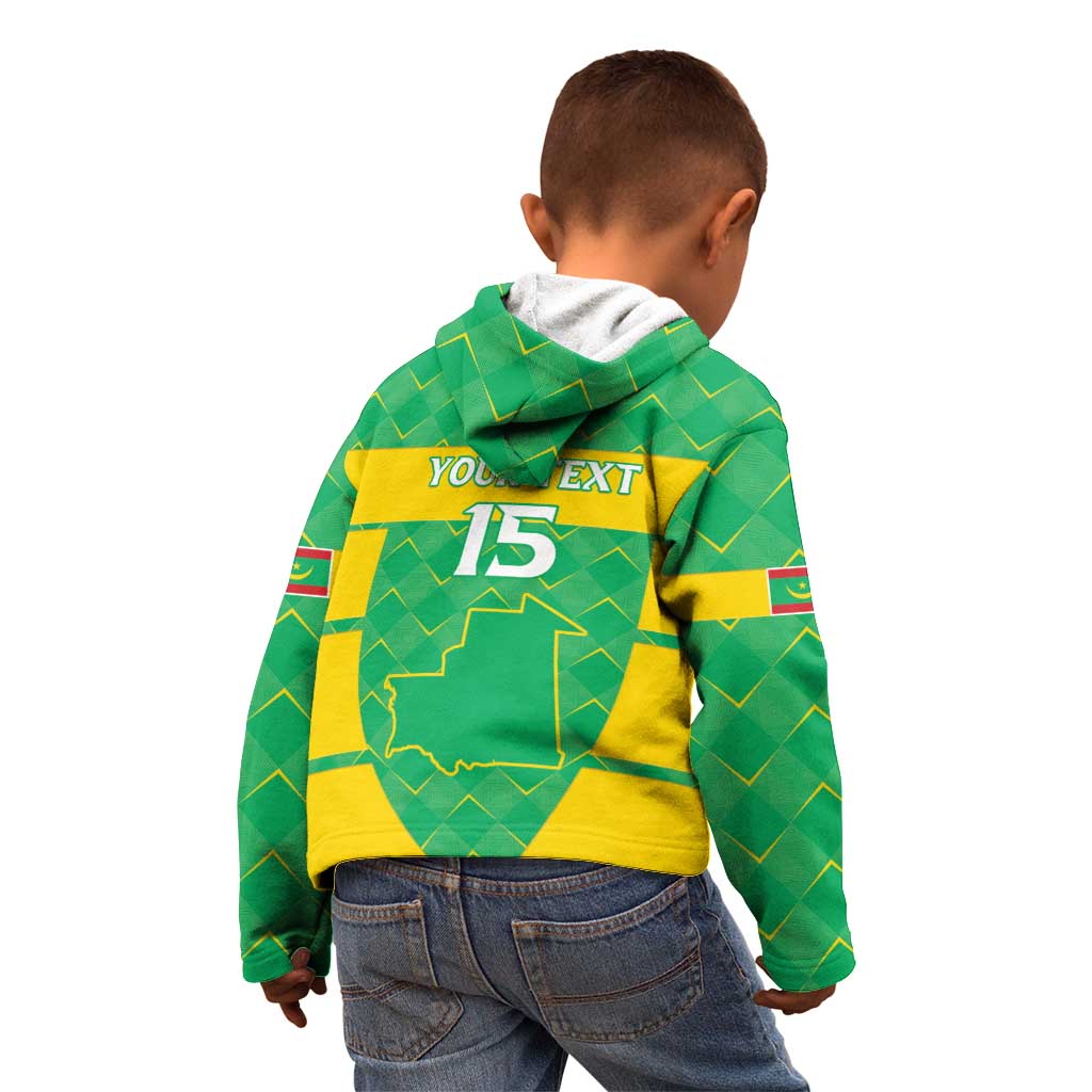 Custom Mauritania Beach Soccer 2025 Kid Hoodie Go Al-Murabitun Go