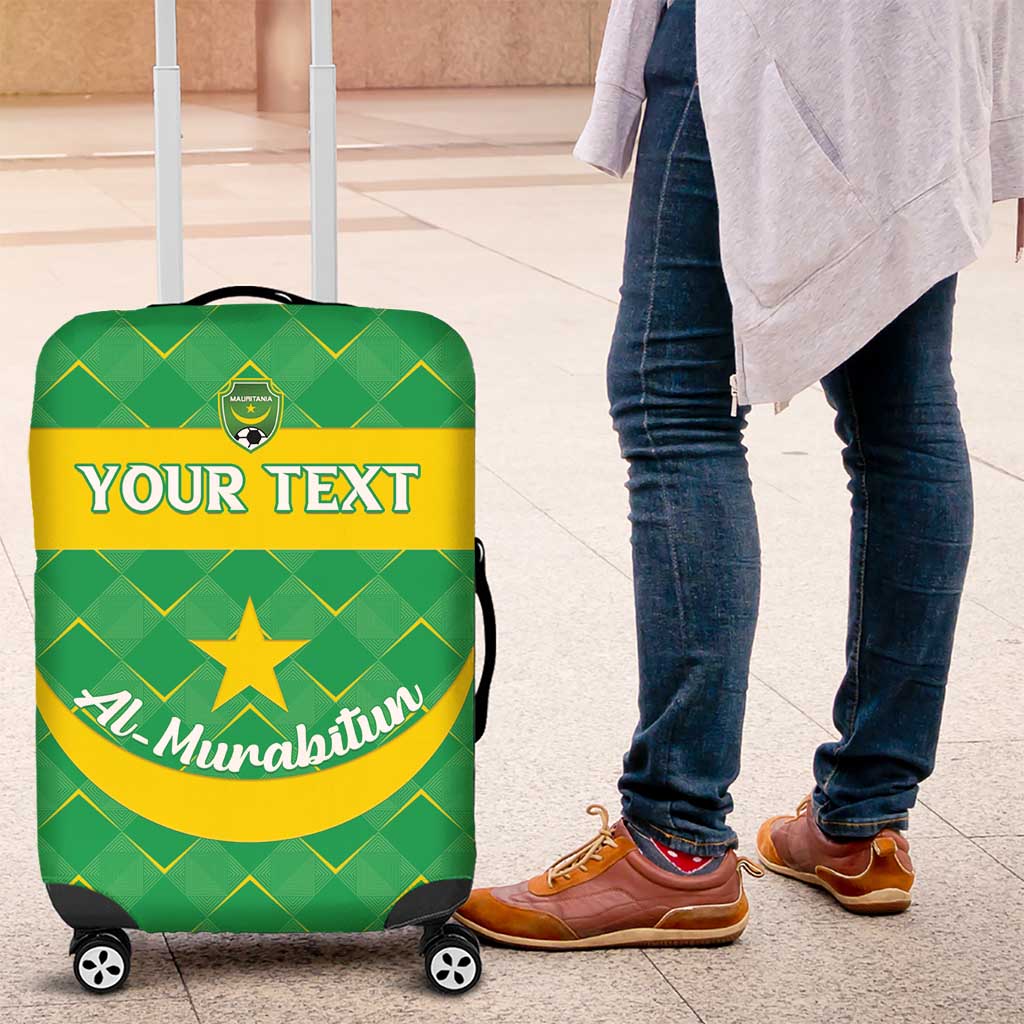 Custom Mauritania Beach Soccer 2025 Luggage Cover Go Al-Murabitun Go