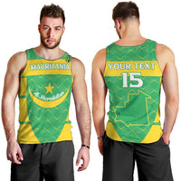 Custom Mauritania Beach Soccer 2025 Men Tank Top Go Al-Murabitun Go
