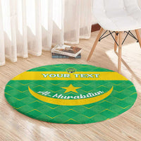 Custom Mauritania Beach Soccer 2025 Round Carpet Go Al-Murabitun Go