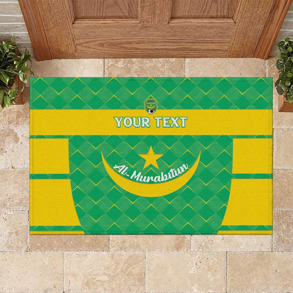 Custom Mauritania Beach Soccer 2025 Rubber Doormat Go Al-Murabitun Go