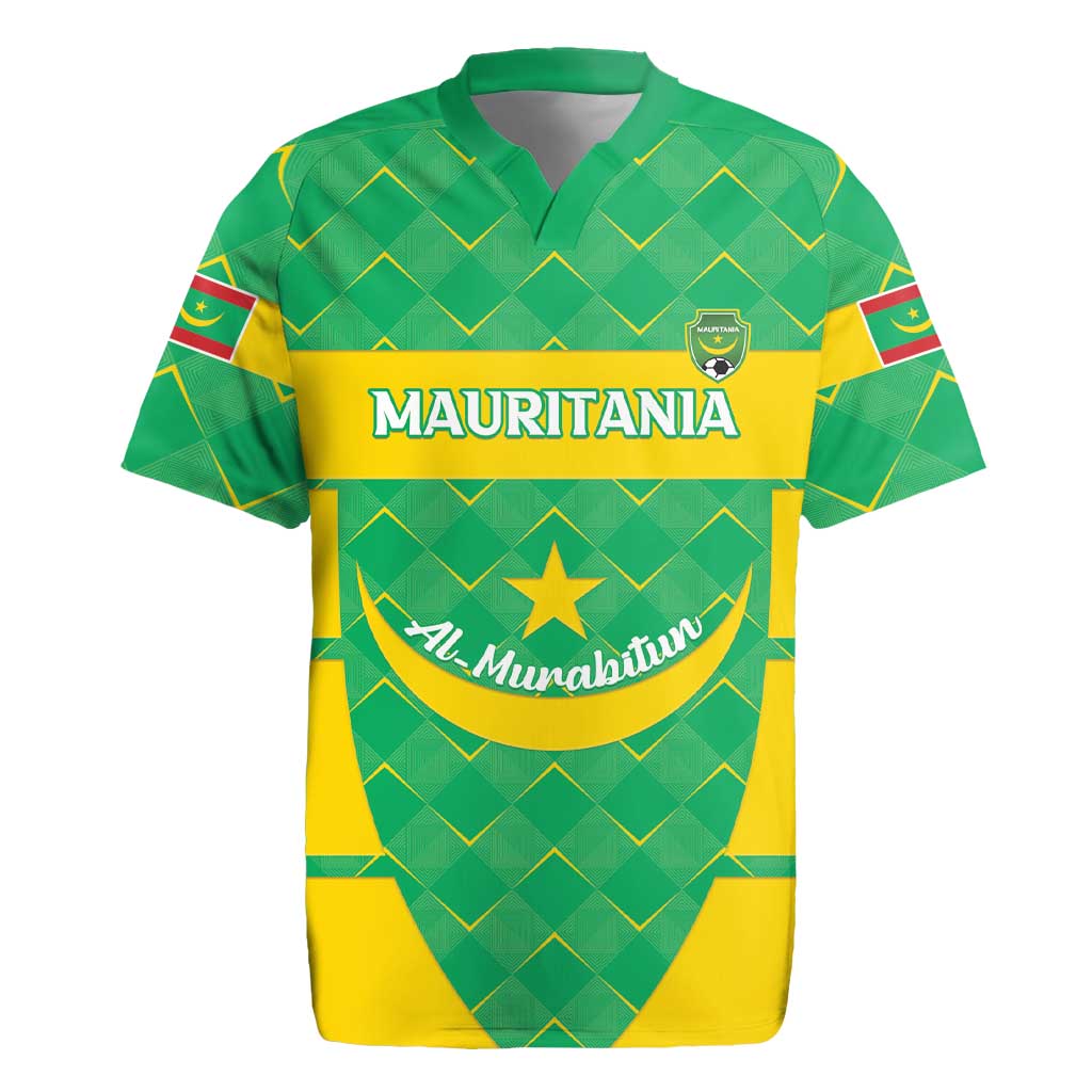 Custom Mauritania Beach Soccer 2025 Rugby Jersey Go Al-Murabitun Go