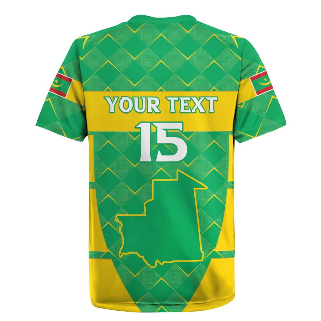 Custom Mauritania Beach Soccer 2025 Rugby Jersey Go Al-Murabitun Go
