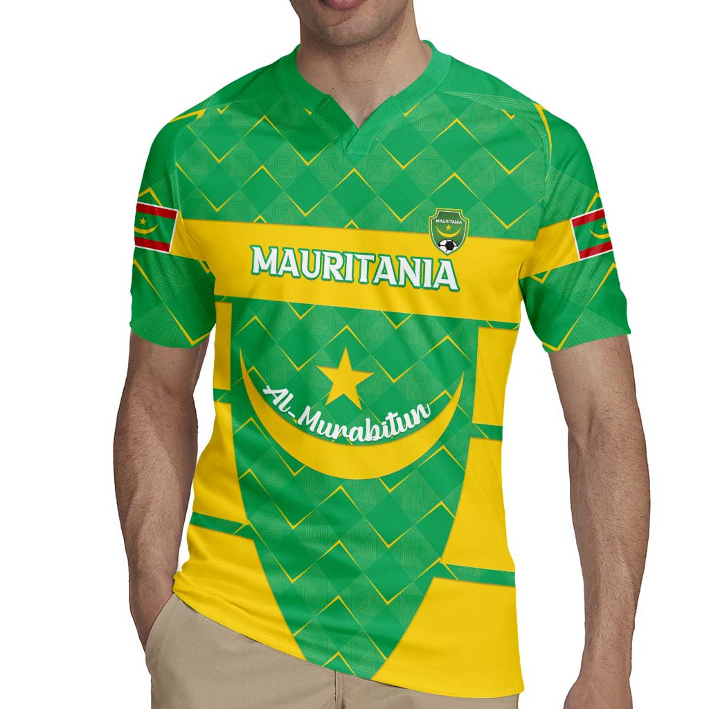 Custom Mauritania Beach Soccer 2025 Rugby Jersey Go Al-Murabitun Go