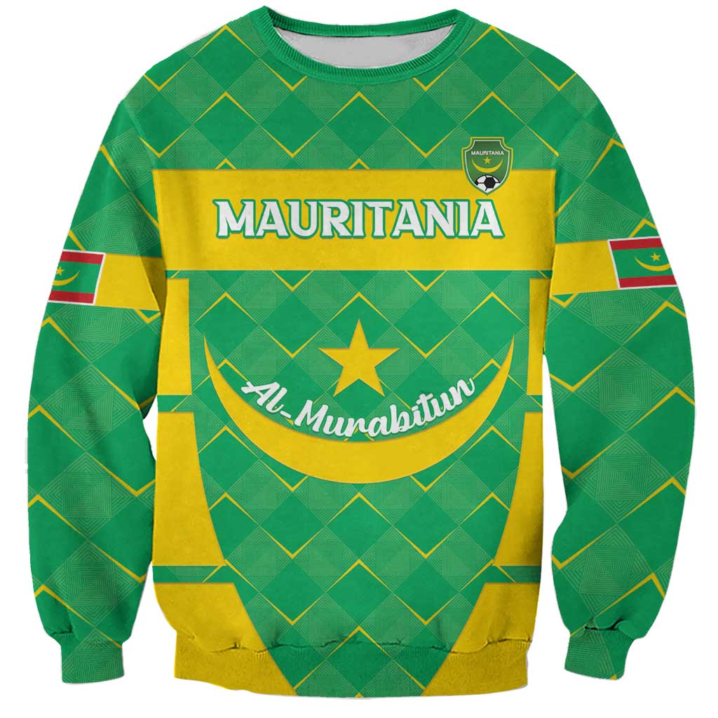 Custom Mauritania Beach Soccer 2025 Sweatshirt Go Al-Murabitun Go