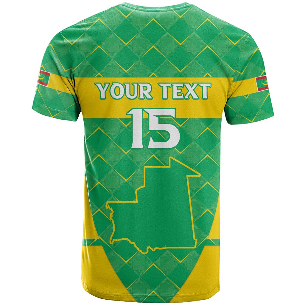 Custom Mauritania Beach Soccer 2025 T Shirt Go Al-Murabitun Go