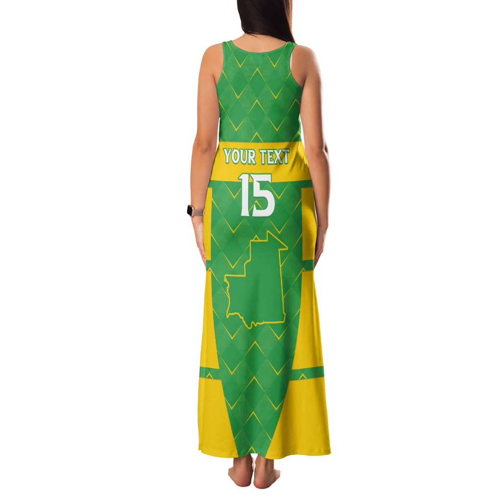 Custom Mauritania Beach Soccer 2025 Tank Maxi Dress Go Al-Murabitun Go