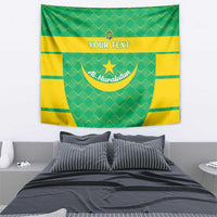 Custom Mauritania Beach Soccer 2025 Tapestry Go Al-Murabitun Go