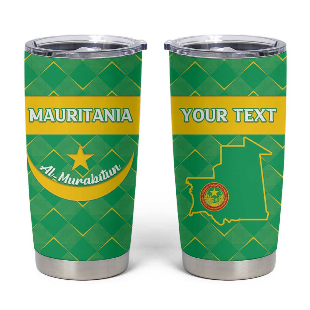 Custom Mauritania Beach Soccer 2025 Tumbler Cup Go Al-Murabitun Go
