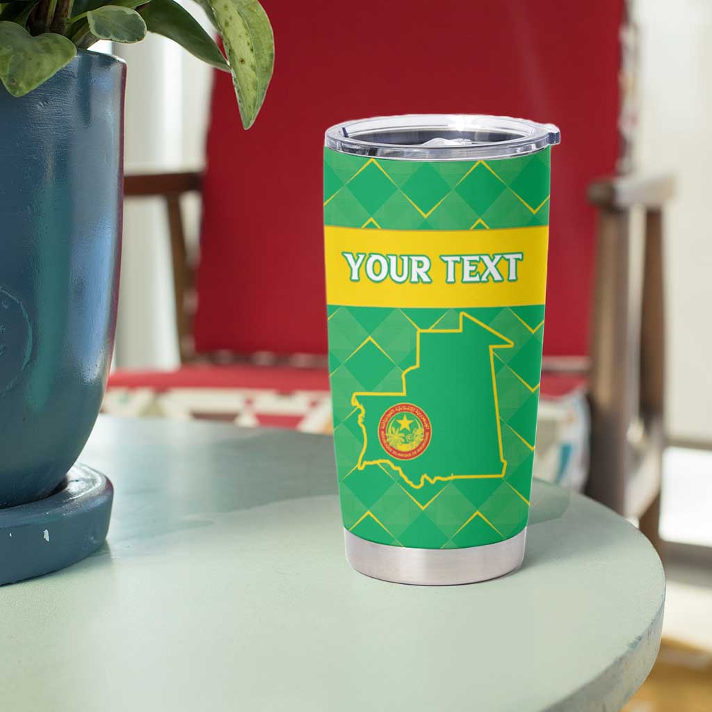 Custom Mauritania Beach Soccer 2025 Tumbler Cup Go Al-Murabitun Go