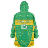 Custom Mauritania Beach Soccer 2025 Wearable Blanket Hoodie Go Al-Murabitun Go