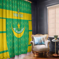 Custom Mauritania Beach Soccer 2025 Window Curtain Go Al-Murabitun Go