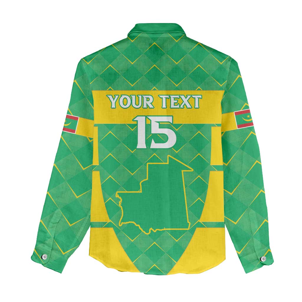 Custom Mauritania Beach Soccer 2025 Women Casual Shirt Go Al-Murabitun Go