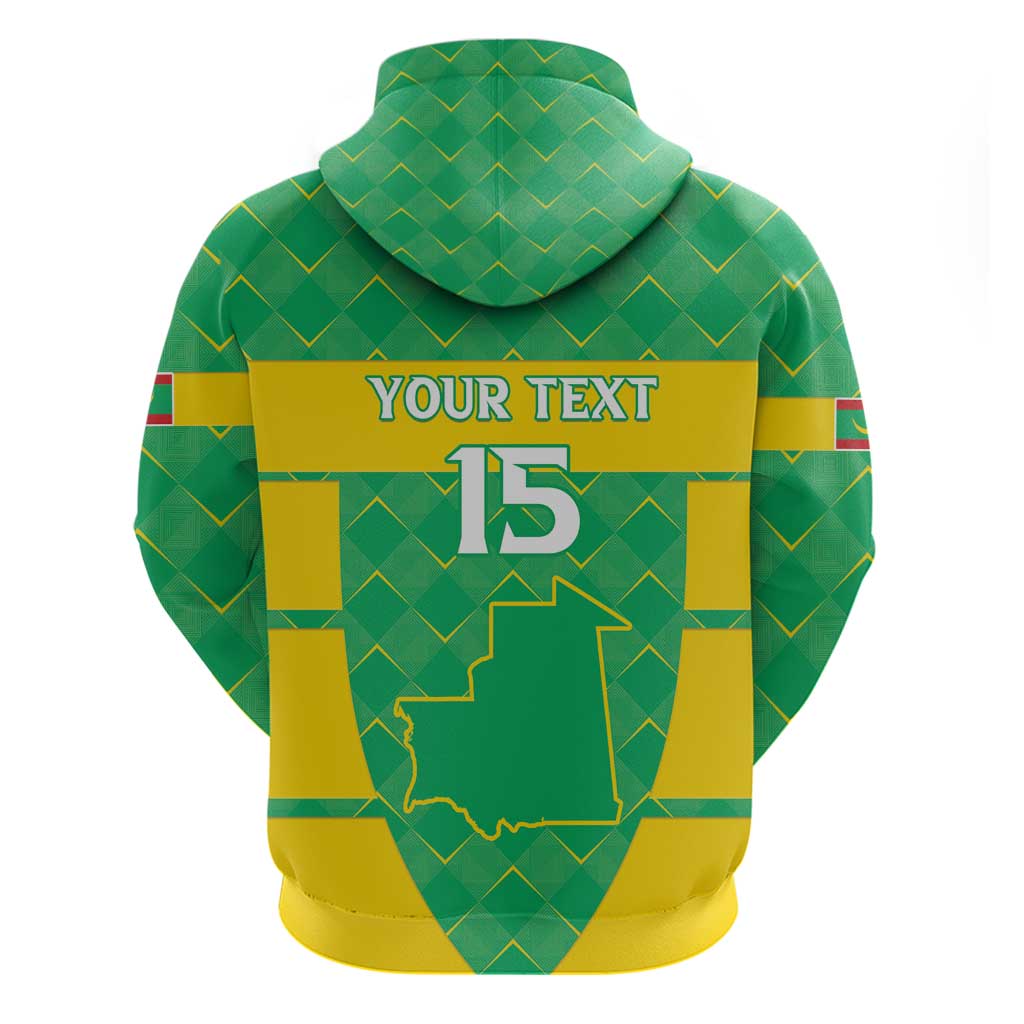 Custom Mauritania Beach Soccer 2025 Zip Hoodie Go Al-Murabitun Go