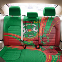 Burkina Faso Independence Day Back Car Seat Cover Coat Of Arms With Rose