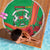 Burkina Faso Independence Day Beach Blanket Coat Of Arms With Rose