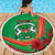 Burkina Faso Independence Day Beach Blanket Coat Of Arms With Rose