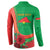 Personalised Burkina Faso Independence Day Button Sweatshirt Coat Of Arms With Rose