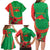 Personalised Burkina Faso Independence Day Family Matching Long Sleeve Bodycon Dress and Hawaiian Shirt Coat Of Arms With Rose