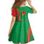 Personalised Burkina Faso Independence Day Family Matching Mermaid Dress and Hawaiian Shirt Coat Of Arms With Rose
