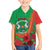 Personalised Burkina Faso Independence Day Family Matching Off Shoulder Maxi Dress and Hawaiian Shirt Coat Of Arms With Rose