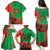 Personalised Burkina Faso Independence Day Family Matching Puletasi and Hawaiian Shirt Coat Of Arms With Rose