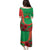 Personalised Burkina Faso Independence Day Family Matching Puletasi and Hawaiian Shirt Coat Of Arms With Rose