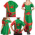Personalised Burkina Faso Independence Day Family Matching Summer Maxi Dress and Hawaiian Shirt Coat Of Arms With Rose