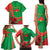 Personalised Burkina Faso Independence Day Family Matching Tank Maxi Dress and Hawaiian Shirt Coat Of Arms With Rose