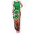 Personalised Burkina Faso Independence Day Family Matching Tank Maxi Dress and Hawaiian Shirt Coat Of Arms With Rose
