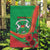 Burkina Faso Independence Day Garden Flag Coat Of Arms With Rose
