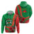 Personalised Burkina Faso Independence Day Hoodie Coat Of Arms With Rose